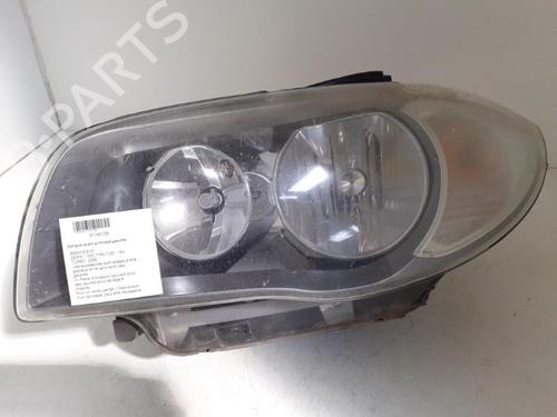 Used Left headlight Left headlight BMW 1 (E81) 118 d (143 hp) 24741253 24741253