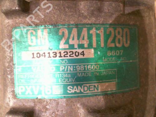 Used AC compressor AC compressor SAAB 9-3 (YS3F, E79, D79, D75) 2.0 t (175 hp) 24755237 24755237