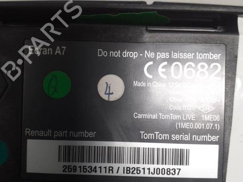 Used Display monitor RENAULT MEGANE III Coupe (DZ0/1_) 1.5 dCi (DZ09, DZ0D, DZ1F, DZ1G, DZ14, DZ29) (110 hp) 24760262
