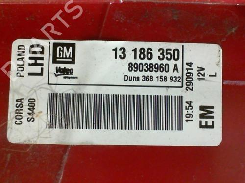 Left taillight OPEL CORSA D (S07) 1.2 (L08, L68) | BP24766141C34 