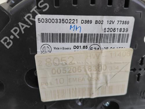 Used Instrument cluster Instrument cluster FIAT 500X (334_) 1.6 D Multijet (334AXA1B, 334AXA11) (120 hp) 36394116 36394116