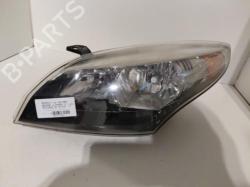 Used Left headlight RENAULT MEGANE III Hatchback (BZ0/1_, B3_) 1.2 TCe (BZ2B, BZ11) (116 hp) 27856119