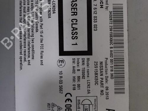 Used Radio Radio NISSAN NOTE (E12) 1.5 dCi (90 hp) 29597628 29597628