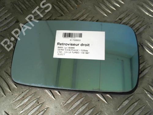 Used Right mirror glass BMW 5 (E39) 525 tds (143 hp) 24759593