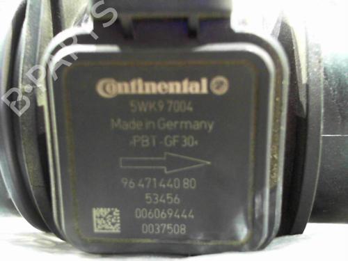 Mass air flow sensor PEUGEOT 1007 (KM_) 1.4 HDi | BP24745612M95 - Image 3