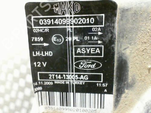 Used Left headlight Left headlight FORD TRANSIT CONNECT (P65_, P70_, P80_) 1.8 Di (75 hp) 24755509 24755509