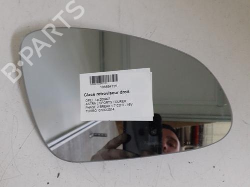 Spejlglas højre OPEL ASTRA J Sports Tourer (P10) 1.7 CDTI (35) (110 hp) 26240266