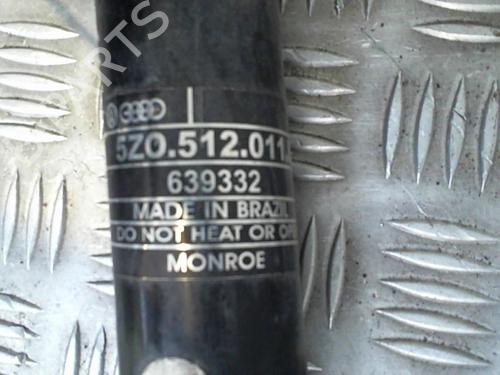 Used Right rear shock absorber Right rear shock absorber VW FOX Hatchback (5Z1, 5Z3, 5Z4) 1.2 (55 hp) 24760154 24760154