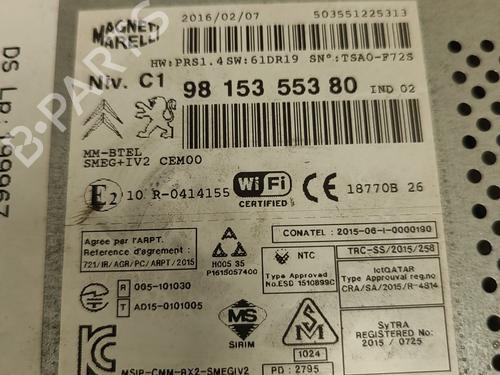 Radio DS DS 3 (SA_) 1.6 BlueHDi 100 (SABHY0, SABHYT) | BP27923135E6  - Image 7