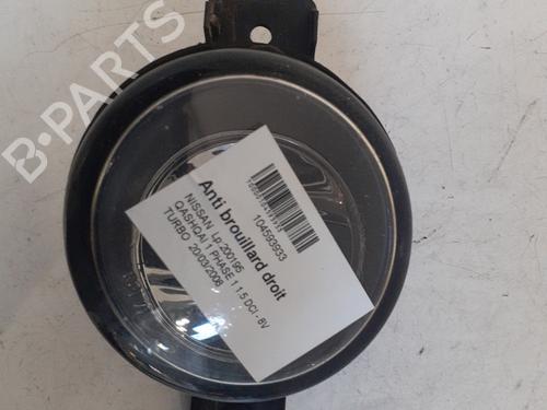 Used Right front fog light Right front fog light NISSAN QASHQAI I (J10, NJ10) 1.5 dCi (106 hp) 25864045 25864045