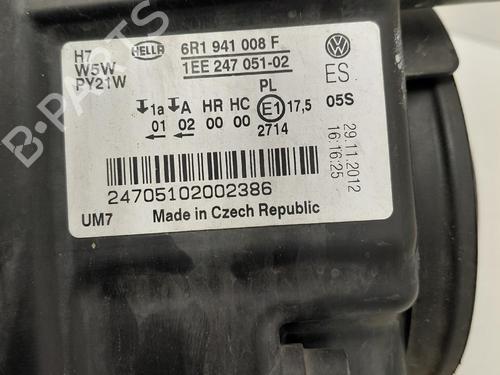 Used Right headlight Right headlight VW POLO V (6R1, 6C1) 1.6 TDI (90 hp) 39989063 39989063