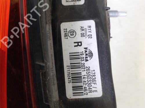 Used Right tailgate light Right tailgate light RENAULT CLIO V (B7_) 1.0 TCe 90 (B7MT) (91 hp) 25441508 25441508