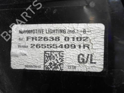 Achterlicht links RENAULT CLIO IV (BH_) 1.5 dCi 90 (90 hp) 24745512