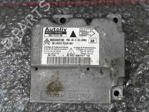 Kollisjonspute styreenhet CITROËN C4 I (LC_) 1.6 HDi (109 hp) 24743376