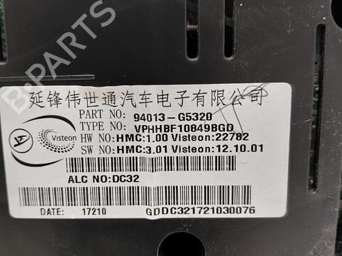 Used Instrument cluster Instrument cluster KIA NIRO I (DE) 1.6 GDI Plug-in Hybrid (141 hp) 39894892 39894892