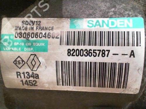 AC compressor RENAULT CLIO III (BR0/1, CR0/1) 1.5 dCi (C/BR0G, C/BR1G) | BP24766041M34 - Image 2
