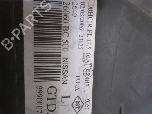 Left headlight NISSAN MICRA III (K12) 1.2 16V | BP24744538C28 