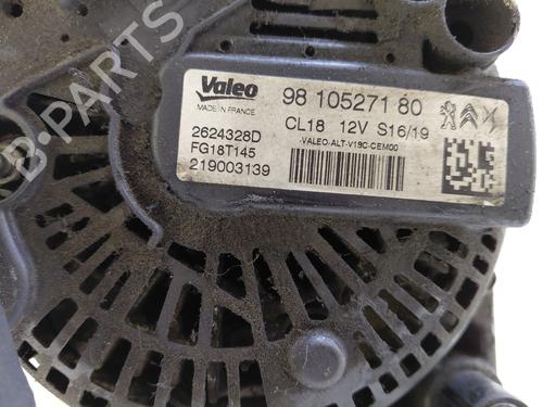 Used Alternator Alternator CITROËN JUMPY III Van (V_) 1.6 BlueHDi 95 (95 hp) 35779540 35779540