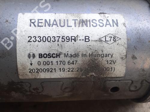 Starter RENAULT KANGOO Express (FW0/1_) 1.5 dCi 95 (FW16) | BP28058009M8 