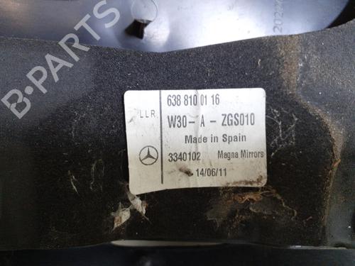 Right mirror MERCEDES-BENZ VITO Van (W638) 112 CDI 2.2 (638.094) | BP24949376C27 