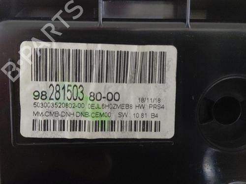 Used Instrument cluster Instrument cluster PEUGEOT 3008 II SUV (MC_, MR_, MJ_, M4_) 1.2 THP/ PureTech 130 (MRHNSM, MRHNSU, MRHNSJ, MRHNYW,... (131 hp) 36412953 36412953