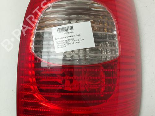 Used Right taillight CITROËN XSARA PICASSO (N68) 1.6 HDi (90 hp) 32308072