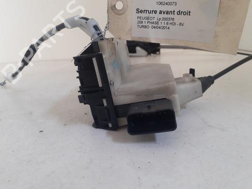 Front right lock PEUGEOT 208 I (CA_, CC_) 1.6 HDi | BP26020120C97 