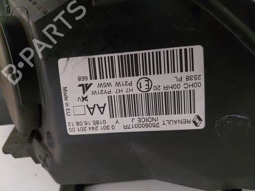 Left headlight RENAULT MEGANE III Grandtour (KZ0/1) 1.5 dCi (KZ09, KZ0D, KZ1G, KZ29, KZ14, KZ1W, KZ10, KZ1F,... | BP29197430C28 