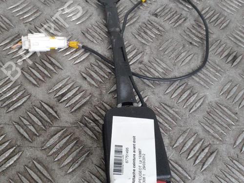 Used Seat buckle PEUGEOT 308 I (4A_, 4C_) 2.0 HDi (150 hp) 24748604