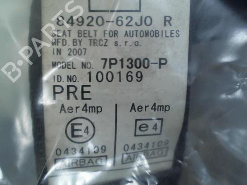 Front right seatbelt SUZUKI SWIFT III (MZ, EZ) 1.3 DDiS (RS413D) | BP24739694I25 - Image 2