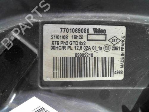 Left headlight RENAULT KANGOO (KC0/1_) 1.5 dCi (KC08, KC09) | BP24762782C28 