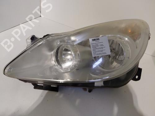 Used Left headlight OPEL CORSA D (S07) 1.2 LPG (L08, L68) (80 hp) 25929897