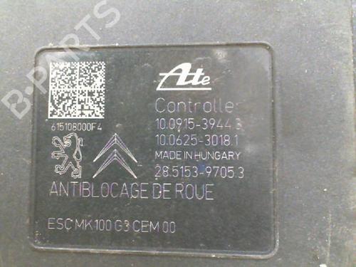 ABS pump CITROËN C3 II (SC_) 1.4 HDi 70 (SC8HZC, SC8HR0, SC8HP4) | BP24766455M43 