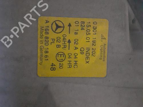 Used Right headlight Right headlight MERCEDES-BENZ A-CLASS (W168) [1997-2005] 26461766 26461766