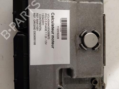 Motorstyringsenhet VW POLO V (6R1, 6C1) 1.2 (70 hp) 29335487