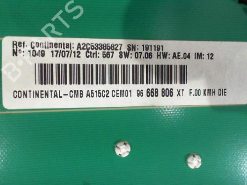 Used Instrument cluster CITROËN C3 II (SC_) 1.6 HDi (92 hp) 24765965