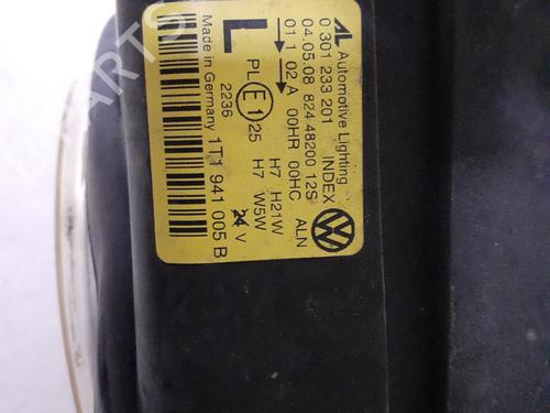 Left headlight VW TOURAN (1T1, 1T2) 1.9 TDI | BP24750210C28 