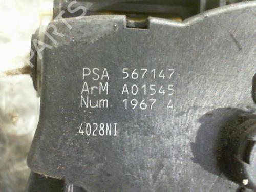 Front right lock PEUGEOT 308 I (4A_, 4C_) 1.6 HDi | BP24755867C97 