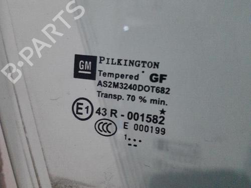 Used Front right door window OPEL ASTRA J (P10) 1.7 CDTI (68) (110 hp) 24762203