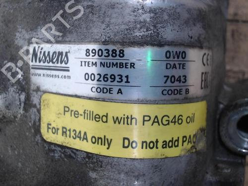 Used AC compressor AC compressor OPEL COMBO Box Body/MPV 1.3 CDTI 16V (75 hp) 24745088 24745088