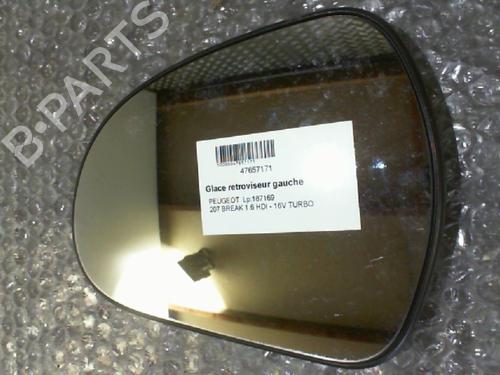 Used Left mirror glass PEUGEOT 207 SW (WK_) 1.6 HDi (90 hp) 24754588