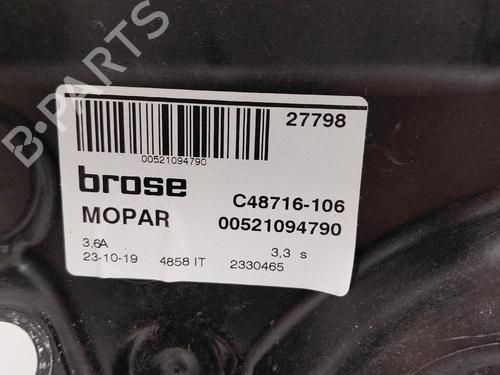 Used Front left window mechanism Front left window mechanism FIAT 500X (334_) 1.0 (334.AXN1B) (120 hp) 39905086 39905086