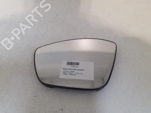 Used Left mirror glass PEUGEOT 2008 I (CU_) 1.6 HDi (92 hp) 24764706