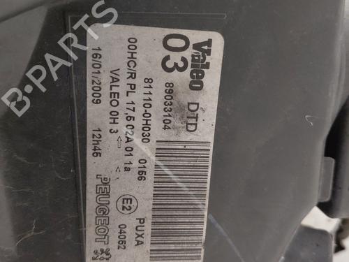 Used Right headlight Right headlight PEUGEOT 107 (PM_, PN_) 1.0 (68 hp) 33802848 33802848