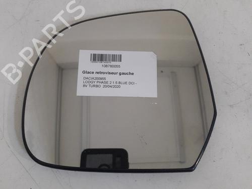 Spiegelglas links DACIA LODGY (JS_) 1.5 Blue dCi 115 (JSJT) (116 hp) 27674916
