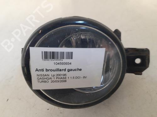 Used Left front fog light Left front fog light NISSAN QASHQAI I (J10, NJ10) 1.5 dCi (106 hp) 25864046 25864046