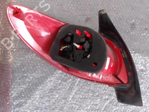 Used Right taillight PEUGEOT 206+ (2L_, 2M_) 1.1 (60 hp) 24765120