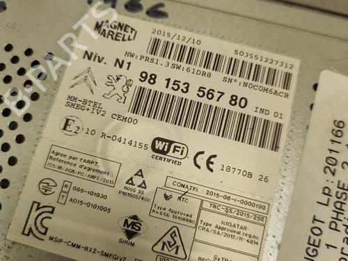 Radio PEUGEOT 208 I (CA_, CC_) 1.6 HDi / BlueHDi 75 | BP27923140E6 
