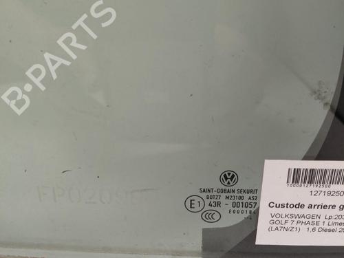 rear-left-door-window-vw-golf-vii-5g1-bq1-be1-be2-2012-2013-2014-2015-2016-2017-2018-2019-2020-2021-36641204 main image