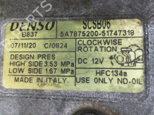 AC compressor FIAT PUNTO (188_) 1.2 60 (188.030, .050, .130, .150, .230, .250) | BP24755560M34 